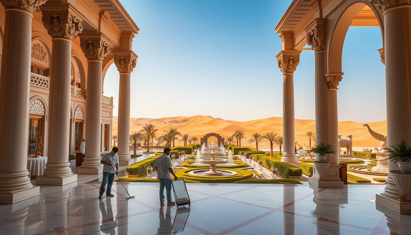 تنظيف قصور في الإمارات